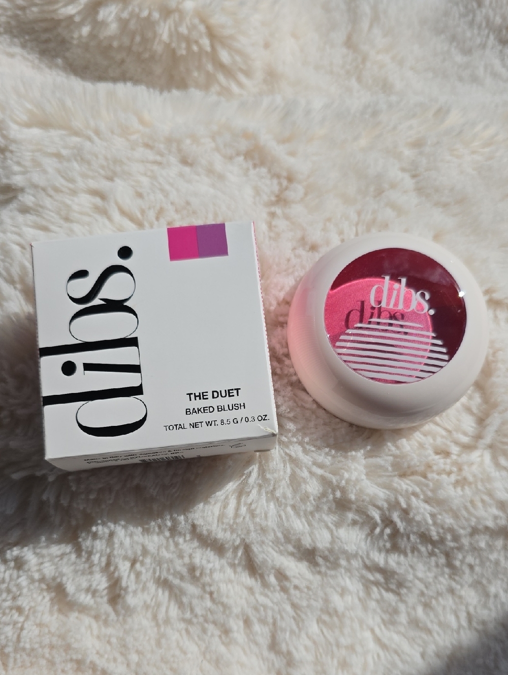dibs. The Duet Baked Blush — Vibrant Pink Duo